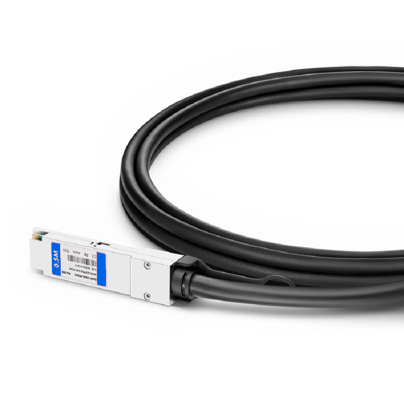Refurb Squared 2m (7ft) Juniper Networks Compatible 100G QSFP28 4 x 25G NRZ to 2 x 50G QSFP28 2 x 25G NRZ Active Direct Attach Copper Breakout Cable