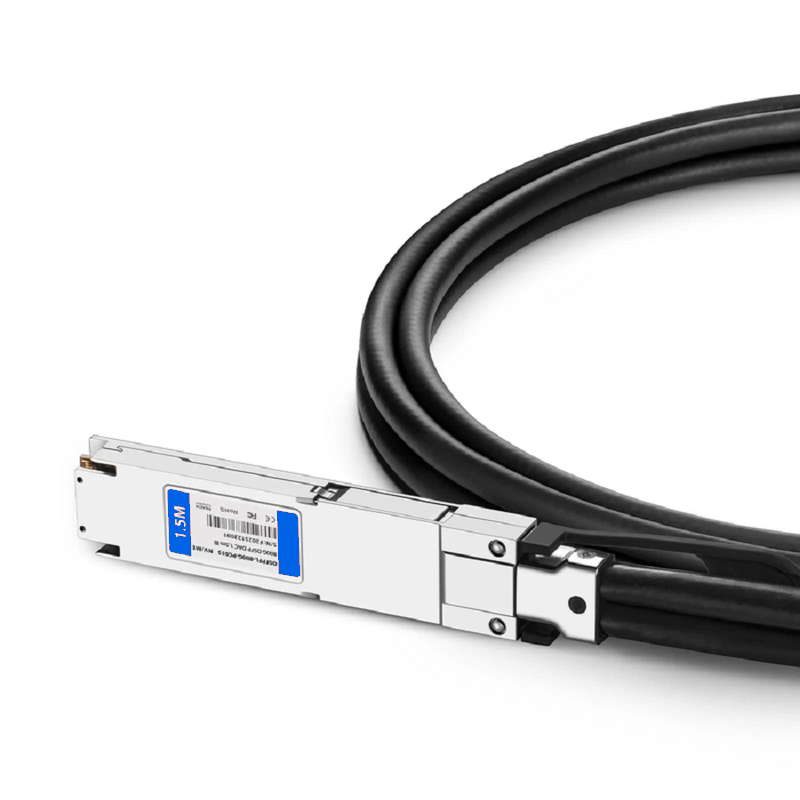 Refurb Squared 3m (10ft) NVIDIA/Mellanox Compatible 800G OSFP 8 x 100G PAM4 Finned Top Ethernet Active Electrical Cable