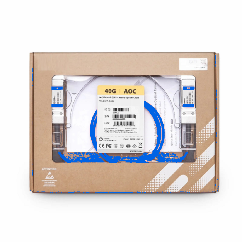 Refurb Squared 50m (164ft) Cisco QSFP-H40G-AOC50M Compatible 40G QSFP+ Active Optical Cable