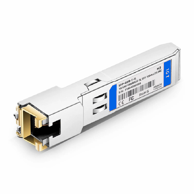 Refurb Squared Cisco GLC-TE-I Compatible 1000BASE-T SFP Copper 100m RJ-45 Transceiver Module (Industrial)