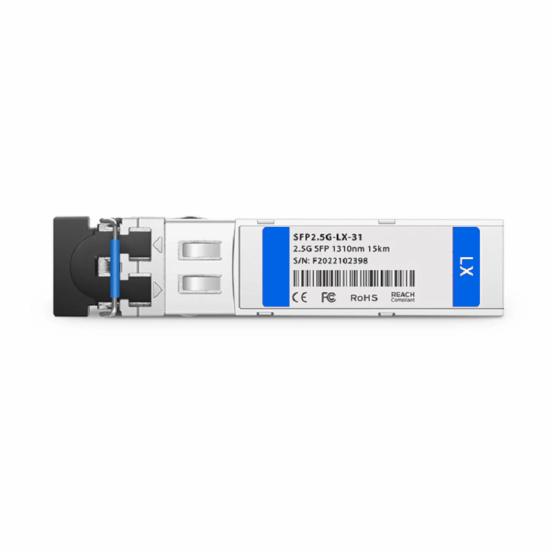 Refurb Squared Generic Compatible 2.5GBASE-IX SFP 1310nm 2km DOM Duplex LC/UPC SMF Optical Transceiver Module