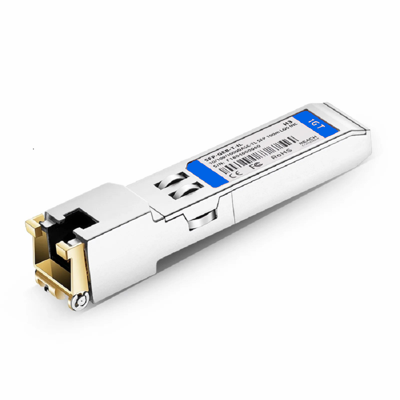 Refurb Squared Cisco GLC-TE-I Compatible 1000BASE-T SFP Copper 100m RJ-45 Transceiver Module (Industrial)