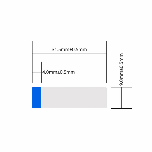 Refurb Squared Design Label for SFP 100BASE-FX/3G Digital Video Transceiver, 1 Roll