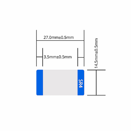 Refurb Squared Design Label for 100G QSFP28 SR4/LR4/PIR4/IR4/EIR4 Transceiver, 1 Roll