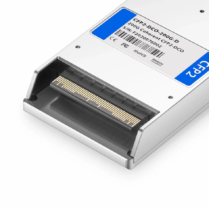 Refurb Squared 400G DWDM Tunable CFP2 DCO 80km DOM Duplex LC/UPC SMF Coherent Optical Module, Used with D7000 Series