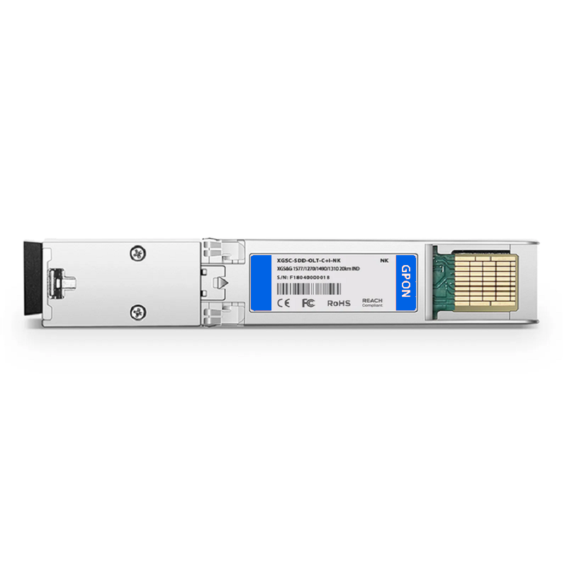Refurb Squared NOKIA 3FE46901AC Compatible XGSPON ONU SFP+ 1270nm-TX/1577nm-RX 9.953G-TX/9.953G-RX Class N1/N2/E1 20km DOM Simplex SC/APC SMF Optical Transceiver Module (Industrial)