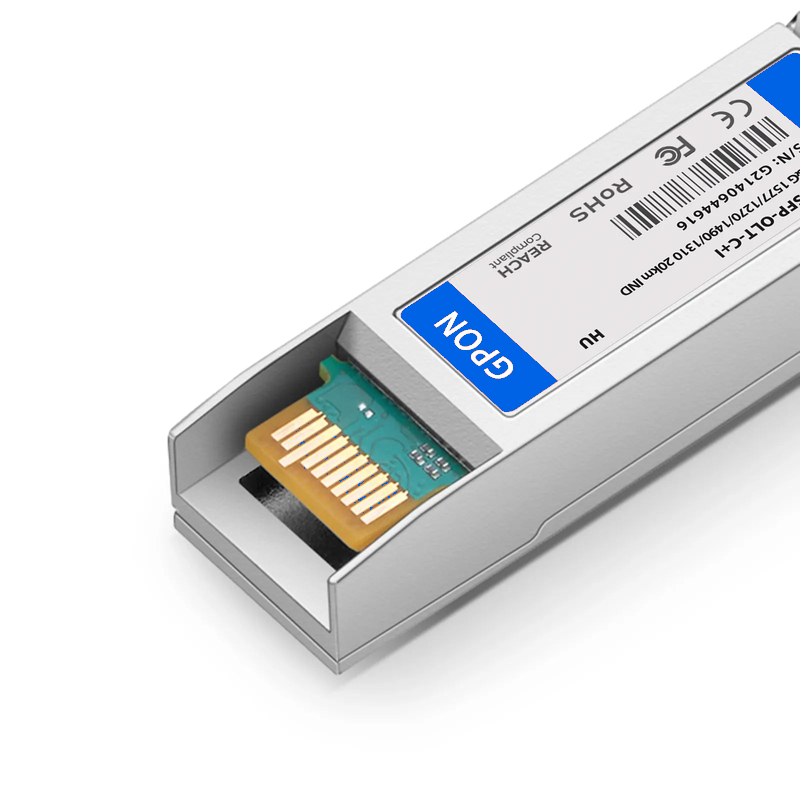 Refurb Squared HW Compatible XG-PON&GPON Combo OLT SFP+ 1577nm-TX/1270nm-RX and 1490nm-TX/1310nm-RX Class C+ 20km DOM Simplex SC/UPC SMF Optical Transceiver Module (Industrial)