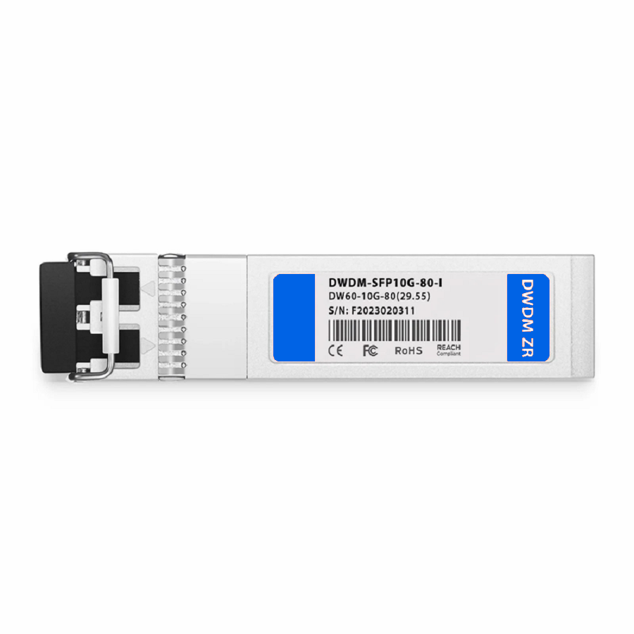 Refurb Squared Cisco C60 DWDM-SFP10G-29.55-I Compatible SFP+ 10G DWDM 1529.55nm 100GHz 80km DOM Duplex LC/UPC SMF Optical Transceiver Module for Transmission (Industrial)