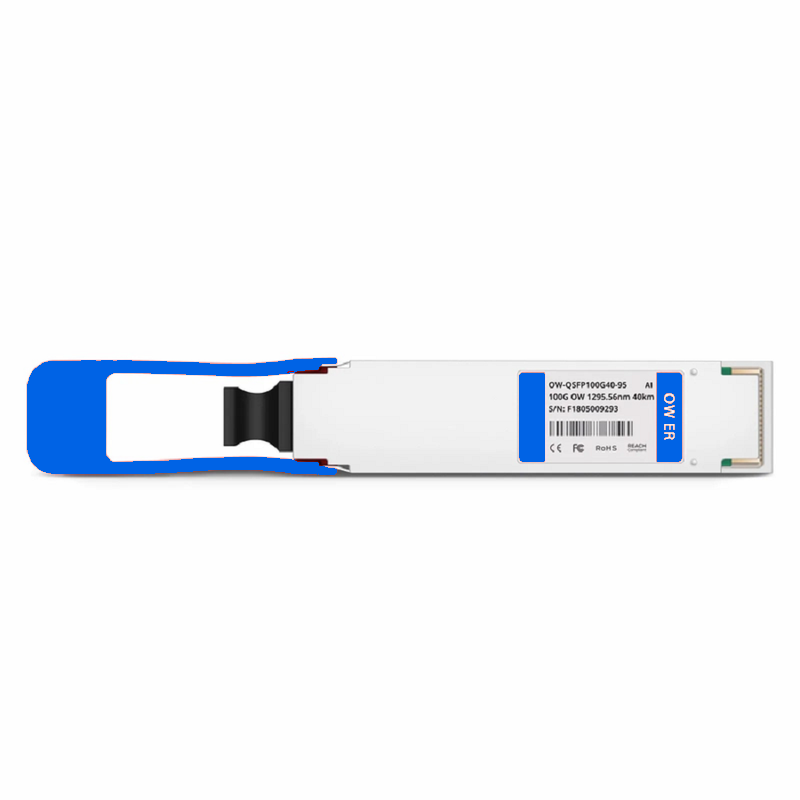 Refurb Squared HW Compatible QSFP28 100G OWDM 1295.56nm 40km DOM Duplex LC/UPC SMF Optical Transceiver Module for Transmission