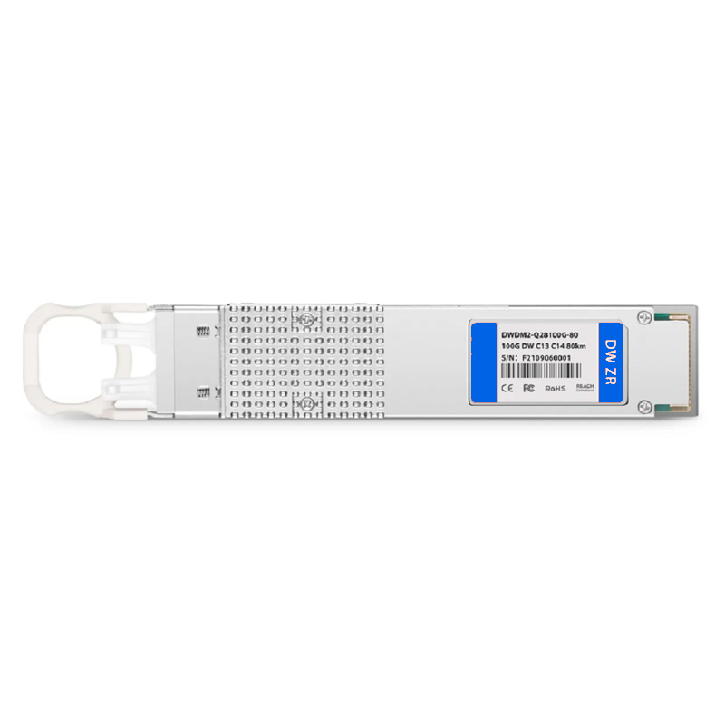 Refurb Squared Cisco C47 C48 Compatible QSFP28 100G DWDM PAM4 80km (Require EDFA and TDCM) DOM Duplex CS/UPC SMF Optical Transceiver Module for Transmission
