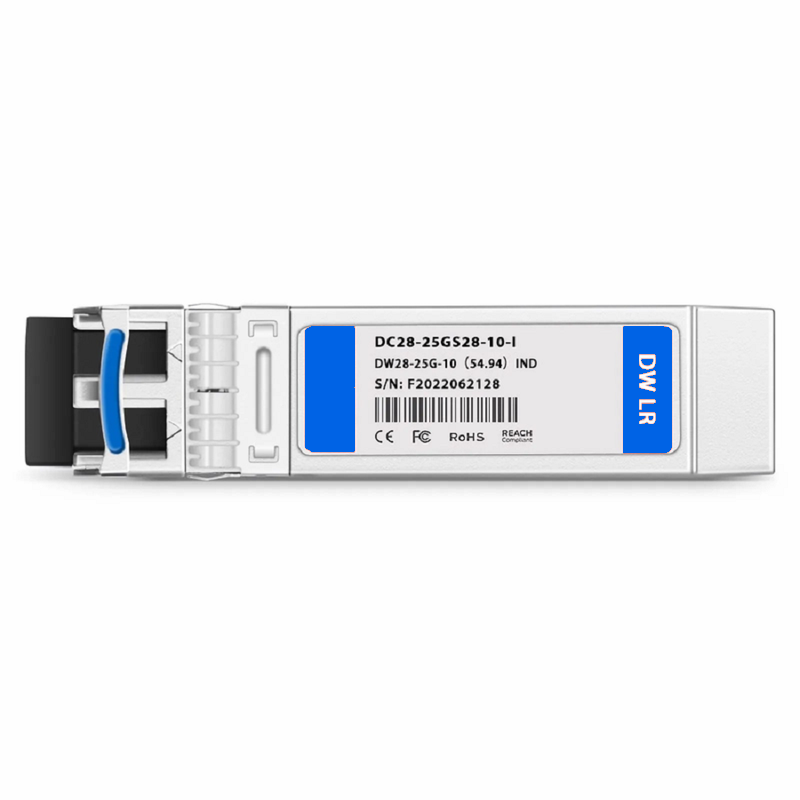 Refurb Squared Cisco C44 Compatible SFP28 25G DWDM 1542.14nm 100GHz 10km DOM Duplex LC/UPC SMF Optical Transceiver Module for Transmission (Industrial)