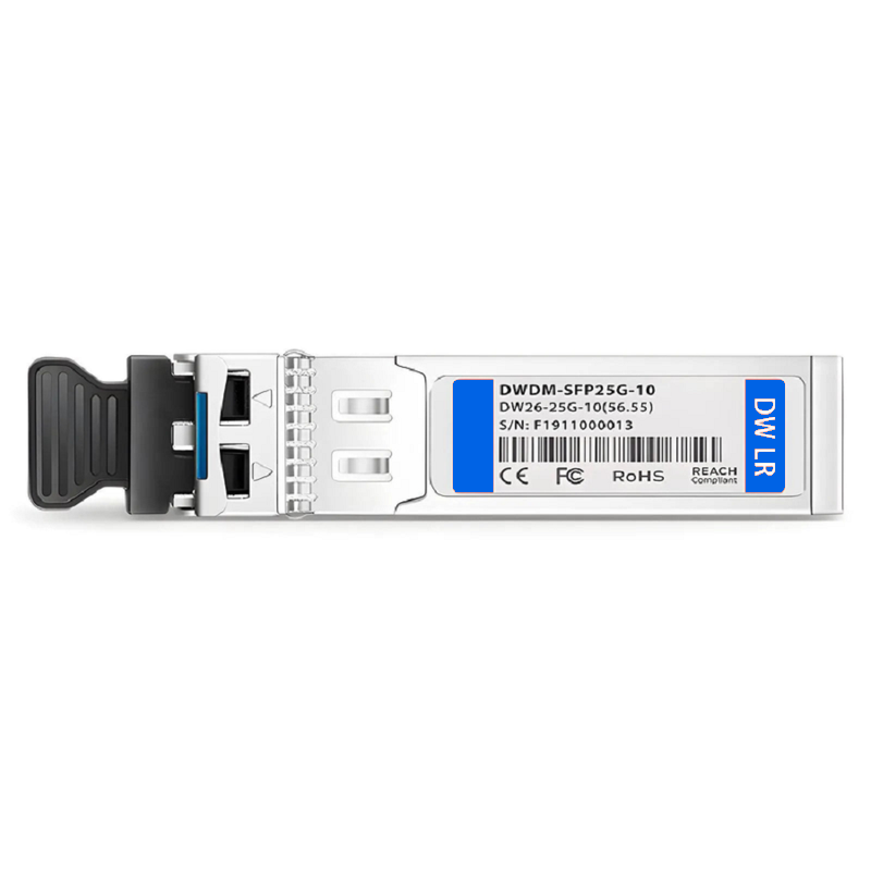 Refurb Squared Cisco C31 DWDM-SFP25G-52.52 Compatible SFP28 25G DWDM 1552.52nm 100GHz 10km DOM Duplex LC/UPC SMF Optical Transceiver Module for Transmission