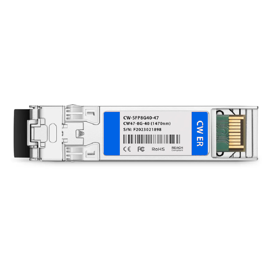 Refurb Squared Brocade Compatible SFP+ 8G Fibre Channel CWDM 1470nm 40km DOM Duplex LC/UPC SMF Optical Transceiver Module