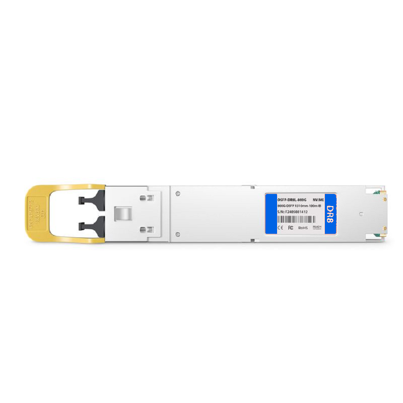 Refurb Squared NVIDIA/Mellanox MMS4X00-NS Compatible 800GBASE 2xDR4/DR8 OSFP Finned Top 8 x 100G PAM4 1310nm 100m DOM Dual MPO-12/APC SMF InfiniBand NDR Optical Transceiver Module for Quantum-2 Switches