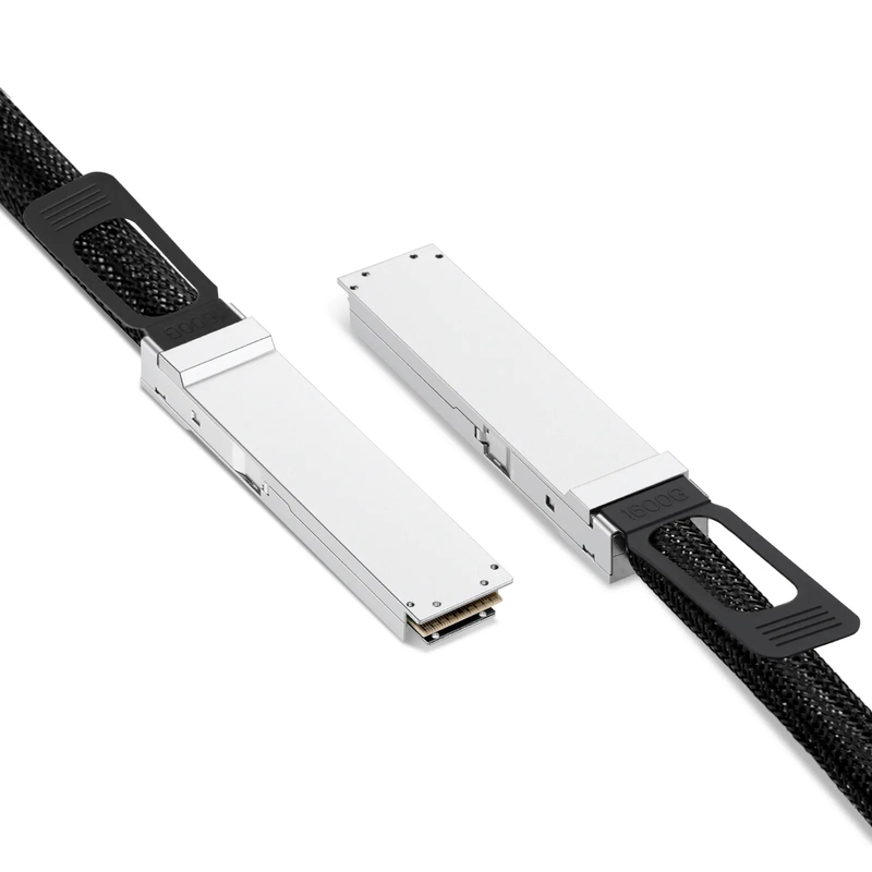 Refurb Squared 1m (3ft) NVIDIA/Mellanox MCA4K00-X001 Compatible 1.6T OSFP224 8 x 200G PAM4 Flat Top InfiniBand XDR Active Direct Attach Copper Twinax Cable