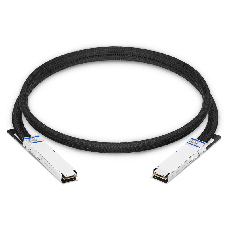 Refurb Squared 2m (7ft) NVIDIA/Mellanox MCA4K00-X002 Compatible 1.6T OSFP224 8 x 200G PAM4 Flat Top InfiniBand XDR Active Direct Attach Copper Twinax Cable