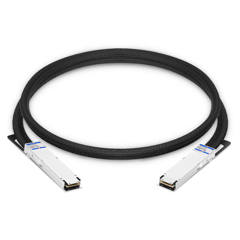 Refurb Squared 3m (10ft) NVIDIA/Mellanox MCA4K00-X003 Compatible 1.6T OSFP224 8 x 200G PAM4 Flat Top InfiniBand XDR Active Direct Attach Copper Twinax Cable