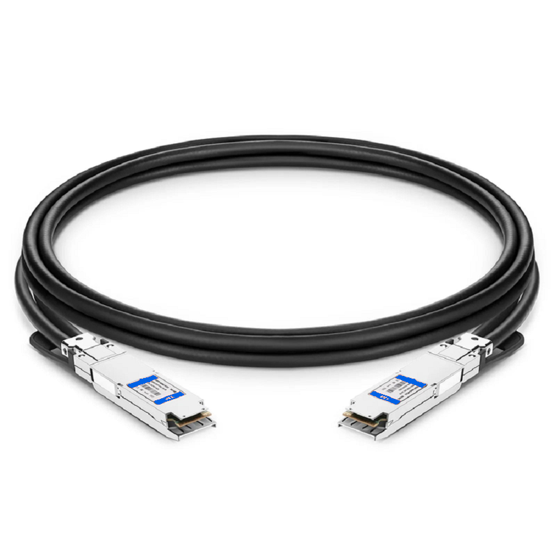 Refurb Squared 2m (7ft) NVIDIA/Mellanox MCP4Y10-N002-FLT Compatible 800G OSFP 8 x 100G PAM4 Flat Top InfiniBand Passive Direct Attach Copper Twinax Cable for DGX H100/Cedar-7