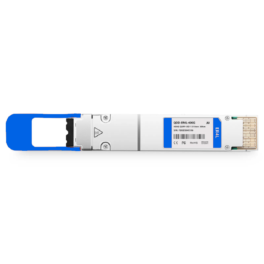 Refurb Squared Juniper Networks QDD-400G-ER4-30 Compatible 400GBASE-ER4L QSFP-DD 8 x 50G PAM4 1310nm 30km DOM Duplex LC/UPC SMF Optical Transceiver Module