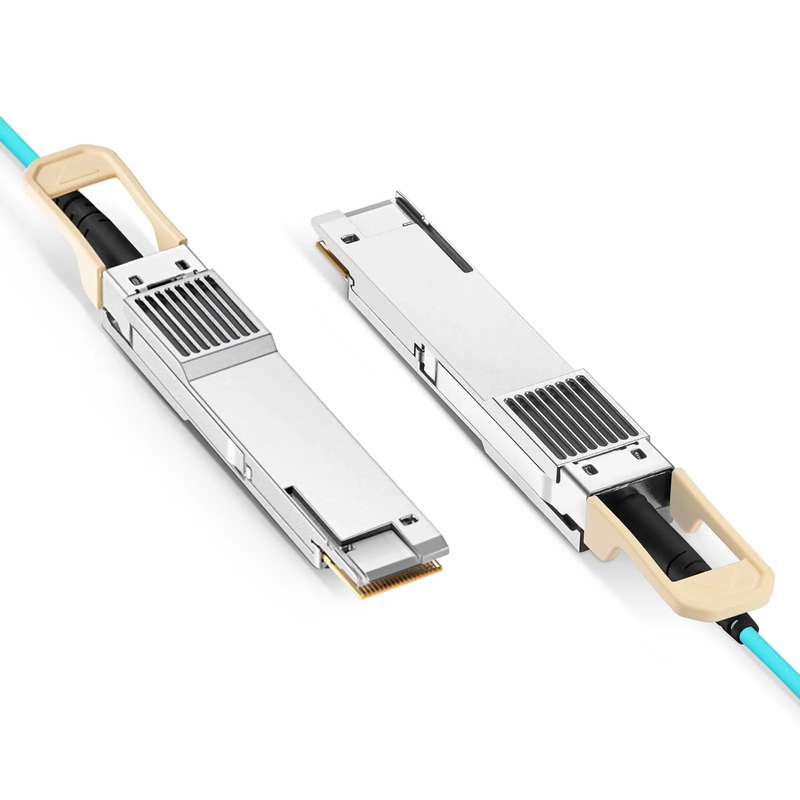 Refurb Squared 1m (3ft) Generic Compatible 200G QSFP-DD 8 x 25G NRZ Active Optical Cable