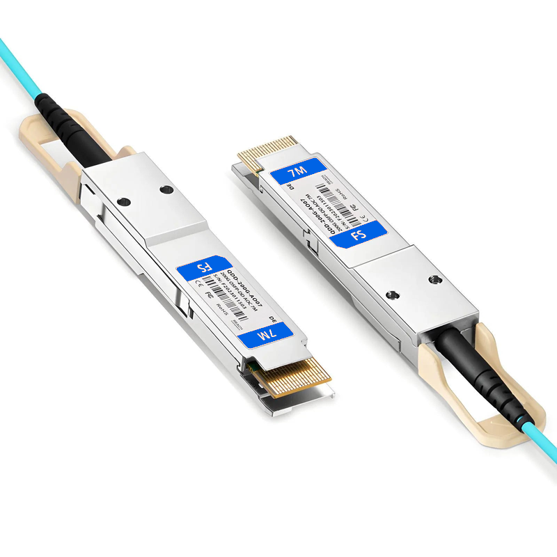 Refurb Squared 7m (23ft) Dell Compatible 200G QSFP-DD 8 x 25G NRZ Active Optical Cable