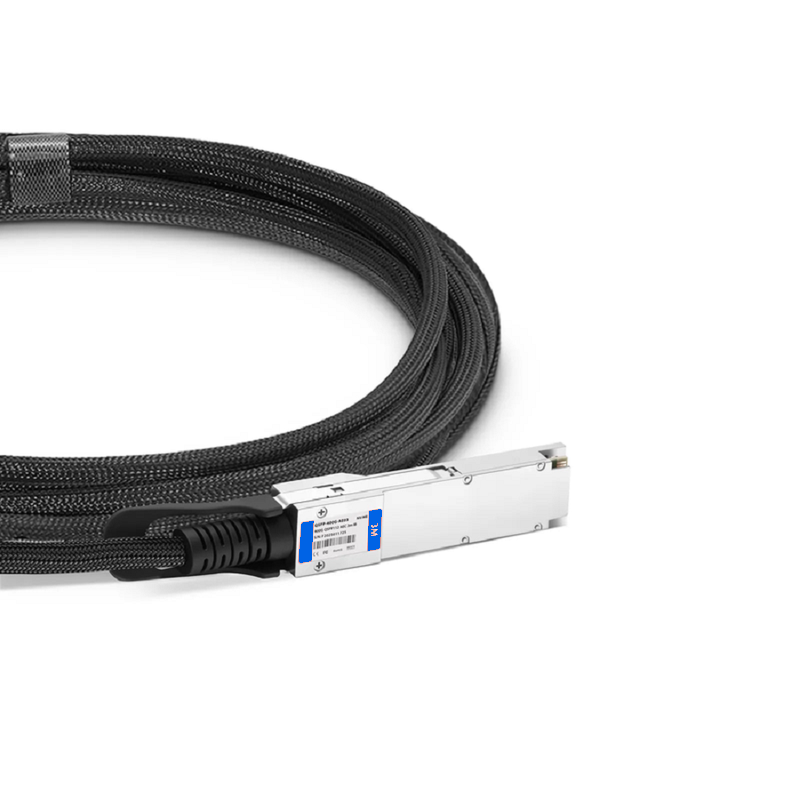 Refurb Squared 1m (3ft) Cisco Compatible 800G Twin-port OSFP 8 x 100G PAM4 Finned Top to 2 x 400G QSFP112 4 x 100G PAM4 Active Electrical Breakout Cable