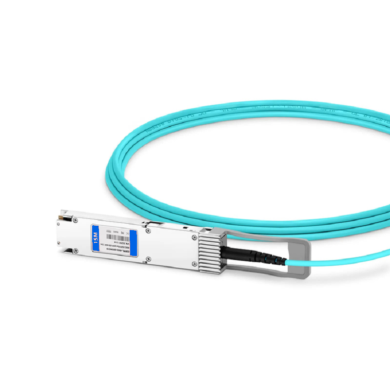 Refurb Squared 3m (10ft) Cisco Compatible 400G OSFP 8 x 50G PAM4 Flat Top to 400G QSFP-DD 8 x 50G PAM4 Active Optical Cable