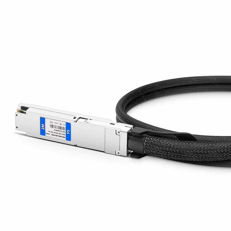 Refurb Squared 2m (7ft) NVIDIA/Mellanox MCP7Y00-N002 Compatible 800G OSFP 8 x 100G PAM4 Finned Top to 2 x 400G OSFP 4 x 100G PAM4 Flat Top Ethernet Passive Direct Attach Copper Breakout Cable
