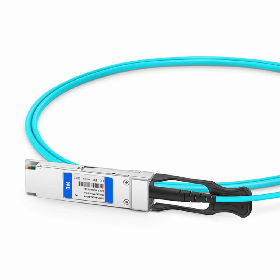 Refurb Squared 3m (10ft) H3C Compatible 200G QSFP56 4 x 50G PAM4 Active Optical Cable