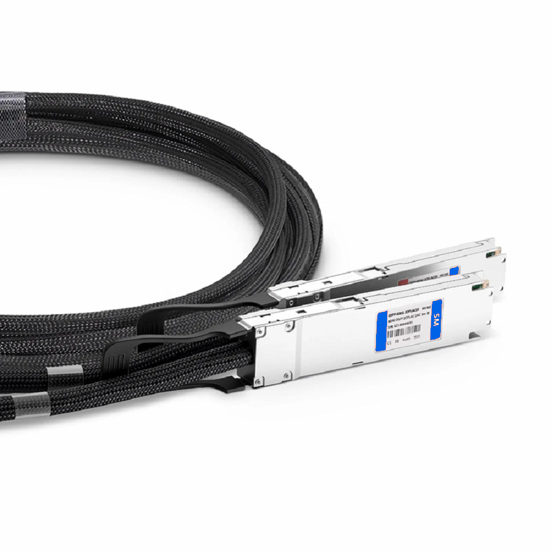 Refurb Squared 4m (13ft) NVIDIA/Mellanox MCA7J65-N004 Compatible 800G Twin-port OSFP 8 x 100G PAM4 Finned Top to 2 x 400G QSFP112 4 x 100G PAM4 Ethernet Active Direct Attach Copper Breakout Cable