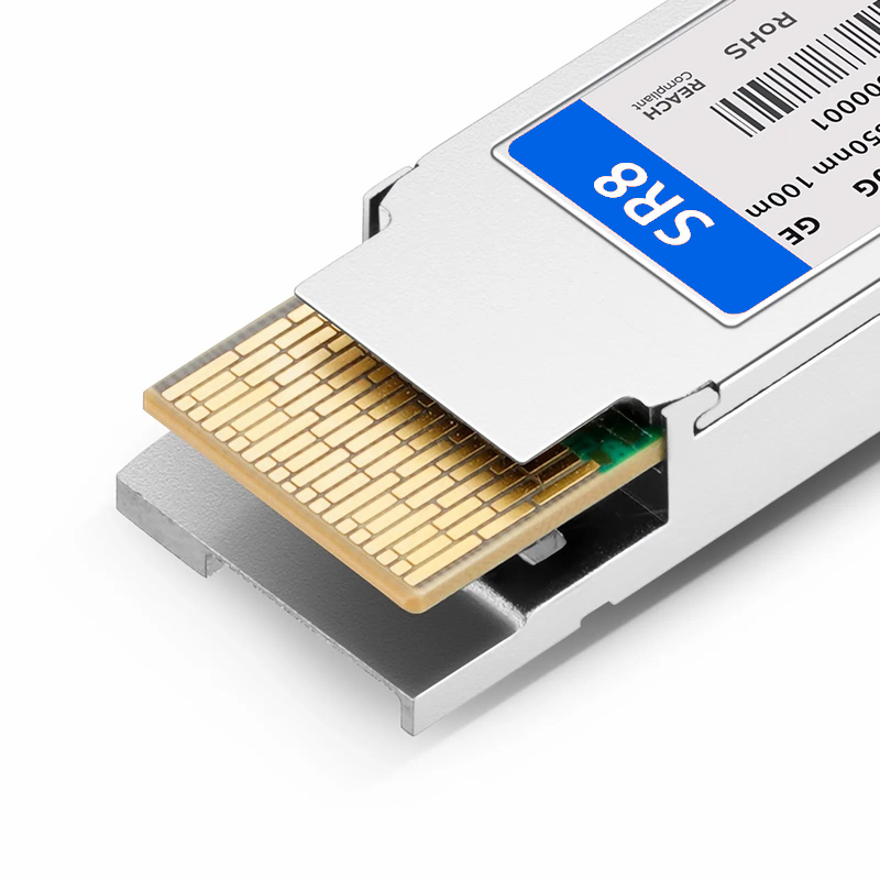Refurb Squared Generic Compatible 400GBASE-SR8 QSFP-DD 8 x 50G PAM4 850nm 100m DOM MPO-16/APC MMF Optical Transceiver Module