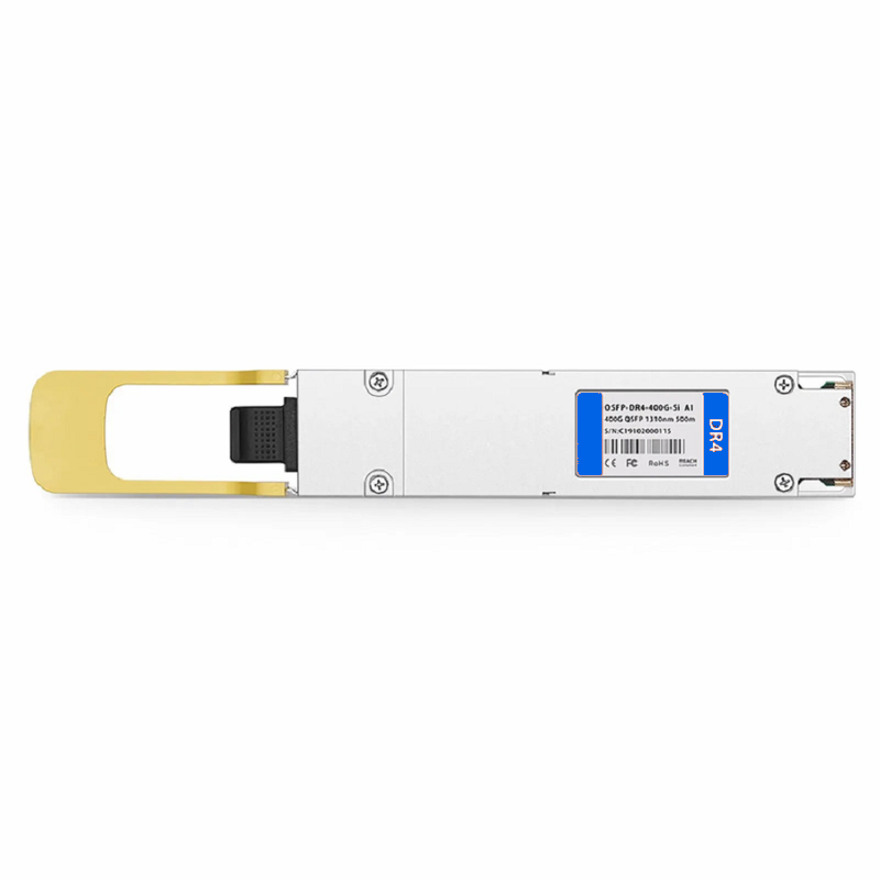 Refurb Squared Arista Networks OSFP-400G-DR4 Compatible 400GBASE-DR4 OSFP Finned Top 8 x 50G PAM4 1310nm 500m DOM MPO-12/APC SMF SiPh-Based Optical Transceiver Module, Breakout to 4 x 100G-DR