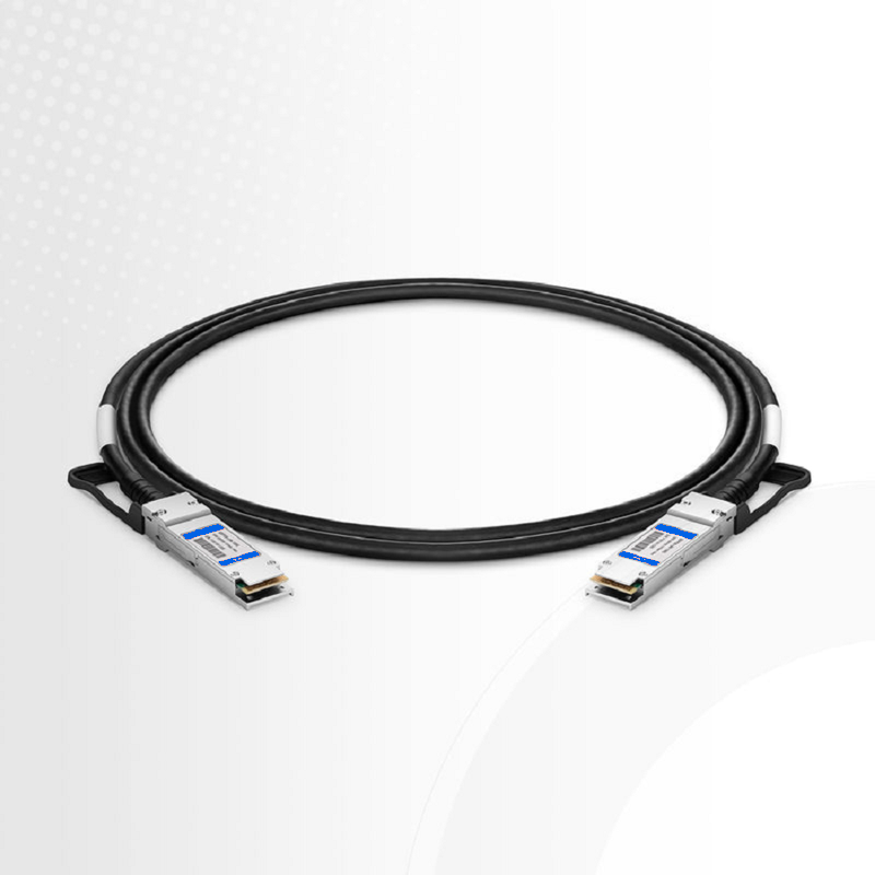 Refurb Squared 0.5m (2ft) Generic Compatible 400G QSFP-DD 8 x 50G PAM4 Passive Direct Attach Copper Twinax Cable