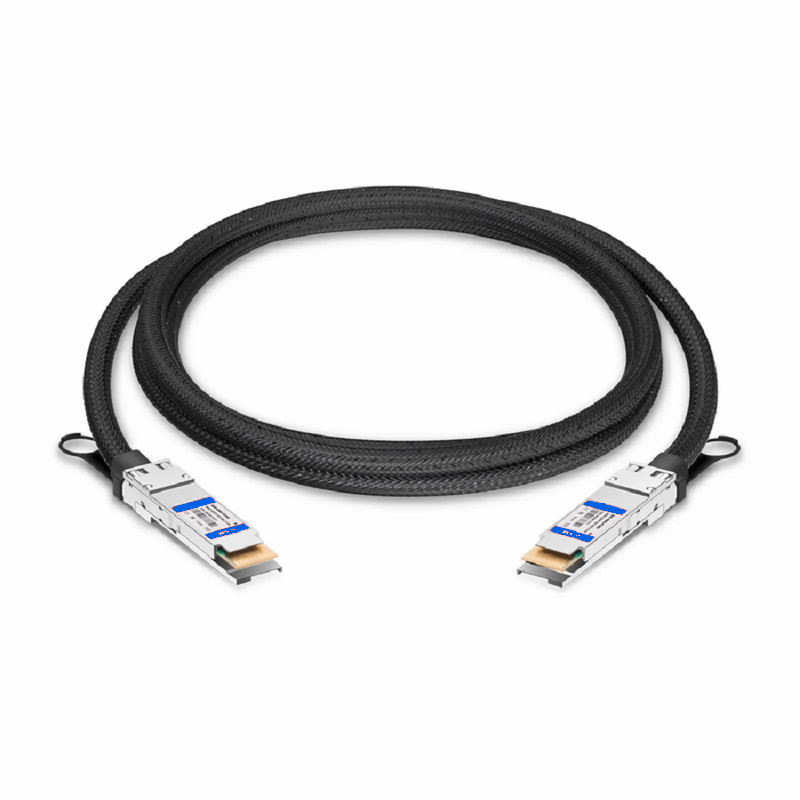 Refurb Squared 0.5m (2ft) H3C QSFPDD-400G-D-CAB-0.5M Compatible 400G QSFP-DD 8 x 50G PAM4 Passive Direct Attach Copper Twinax Cable