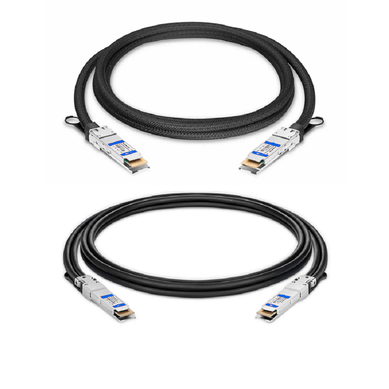 Refurb Squared 1m (3ft) Generic Compatible 400G QSFP-DD 8 x 50G PAM4 Passive Direct Attach Copper Twinax Cable