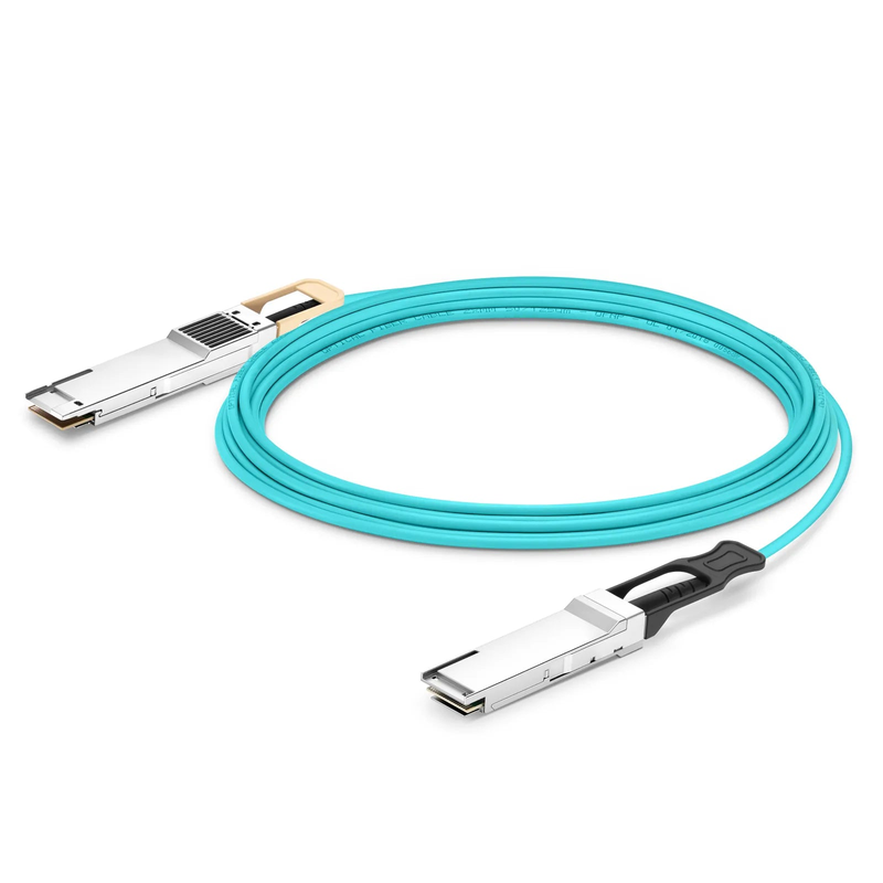 Refurb Squared 30m (98ft) Cisco Compatible 400G QSFP112 4 x 100G PAM4 to 400G QSFP-DD 8 x 50G PAM4 Active Optical Cable