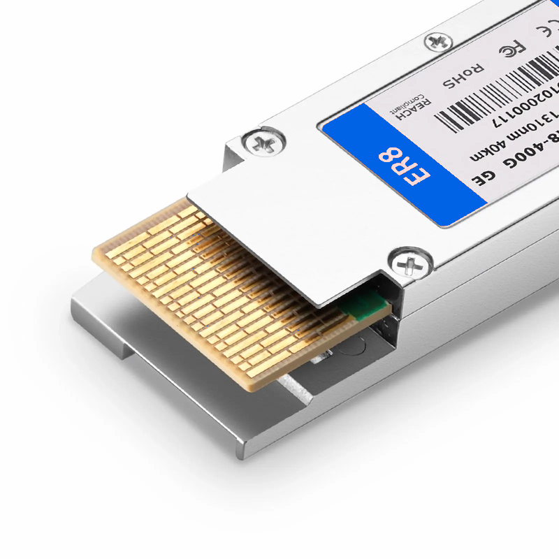 Refurb Squared Generic Compatible 400GBASE-ER8 QSFP-DD 8 x 50G PAM4 1310nm 40km DOM Duplex LC/UPC SMF Optical Transceiver Module