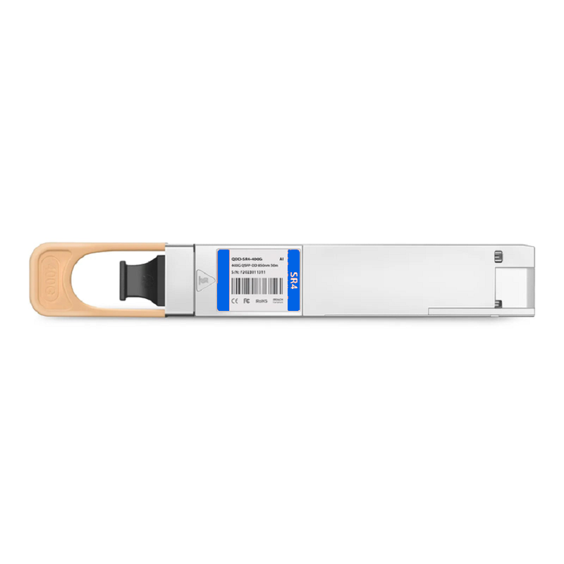 Refurb Squared Arista Networks Compatible 400GBASE-SR4 QSFP-DD 8 x 50G PAM4 850nm 50m DOM MPO-12/APC MMF Optical Transceiver Module