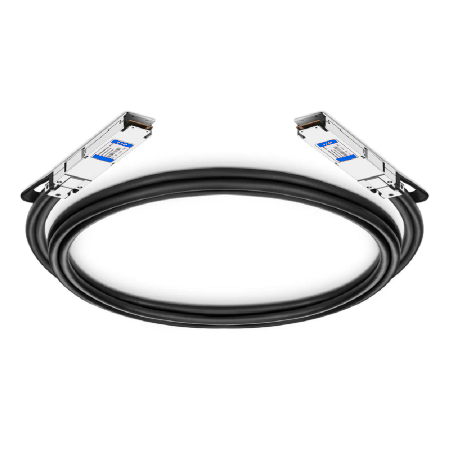 Refurb Squared 0.5m (2ft) NVIDIA/Mellanox MCP4Y10-N00A-FLT Compatible 800G OSFP 8 x 100G PAM4 Flat Top Ethernet Passive Direct Attach Copper Twinax Cable