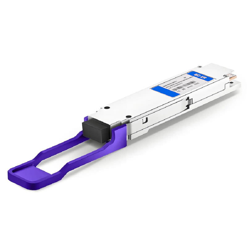 Refurb Squared Dell Compatible 100GBASE-BX40-D QSFP28 BiDi 4 x 25G NRZ 1309.14nm-TX/1304.58nm-RX 40km DOM Simplex LC/APC SMF Optical Transceiver Module (Industrial)
