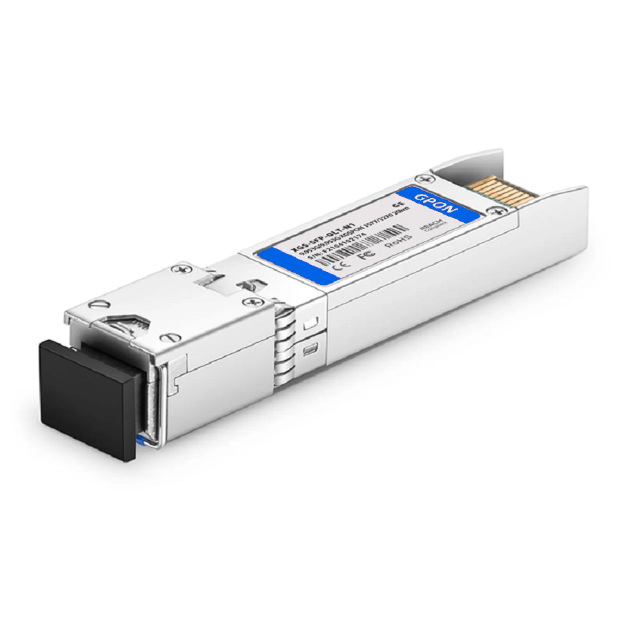Refurb Squared Generic Compatible XGSPON OLT SFP+ 1577nm-TX/1270nm-RX 9.953G-TX/9.953G-RX Class N1 20km DOM Simplex SC/UPC SMF Optical Transceiver Module