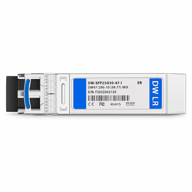 Refurb Squared Ericsson C26 Compatible SFP28 25G DWDM 1556.55nm 100GHz 10km DOM Duplex LC/UPC SMF Optical Transceiver Module For 5G Wireless (Industrial)
