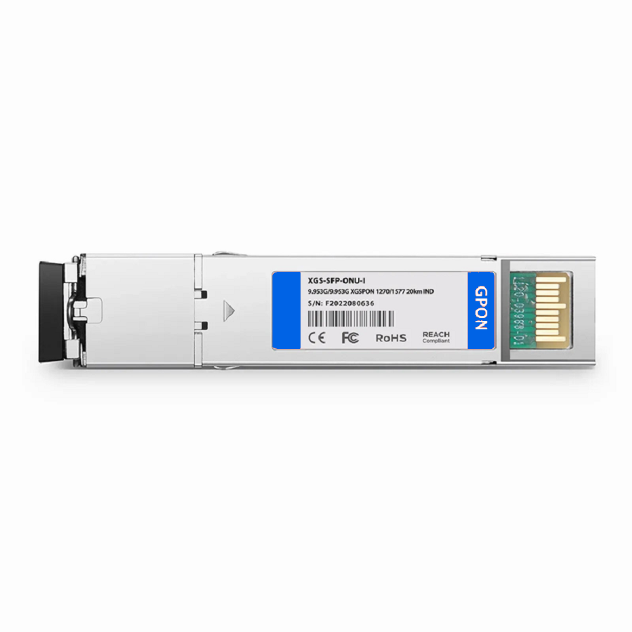 Refurb Squared NOKIA 3FE46901AC Compatible XGSPON ONU SFP+ 1270nm-TX/1577nm-RX 9.953G-TX/9.953G-RX Class N1/N2/E1 20km DOM Simplex SC/APC SMF Optical Transceiver Module (Industrial)