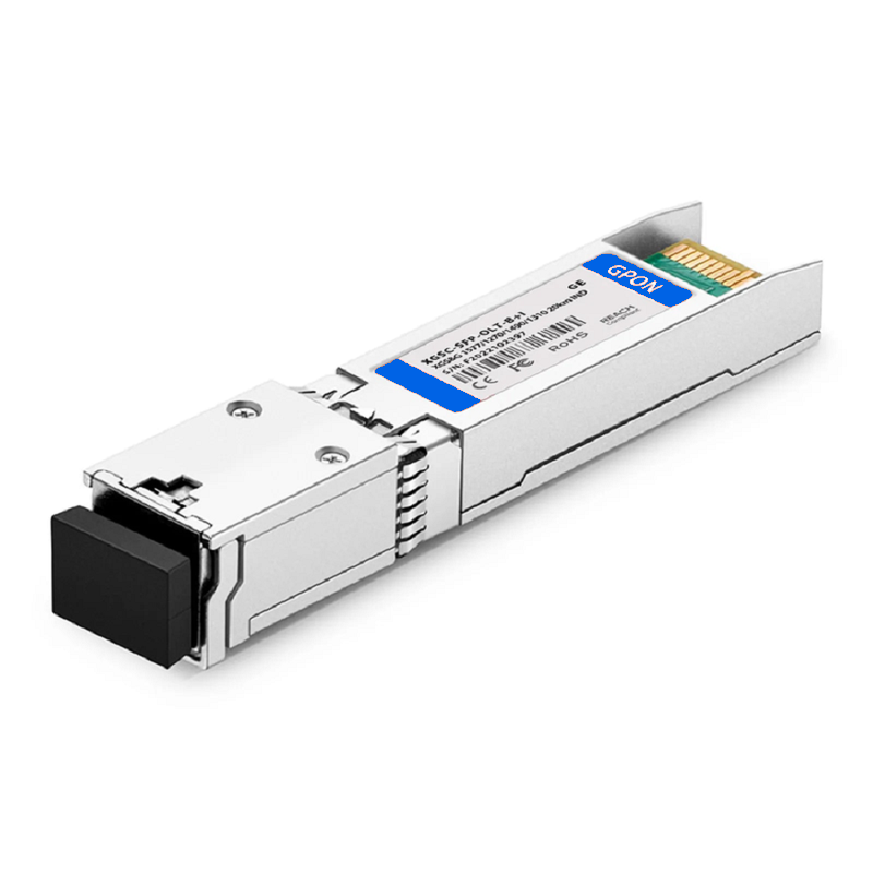 Refurb Squared HW Compatible XGS-PON&GPON Combo OLT SFP+ 1577nm-TX/1270nm-RX and 1490nm-TX/1310nm-RX Class C+ 20km DOM Simplex SC/UPC SMF Optical Transceiver Module (Industrial)