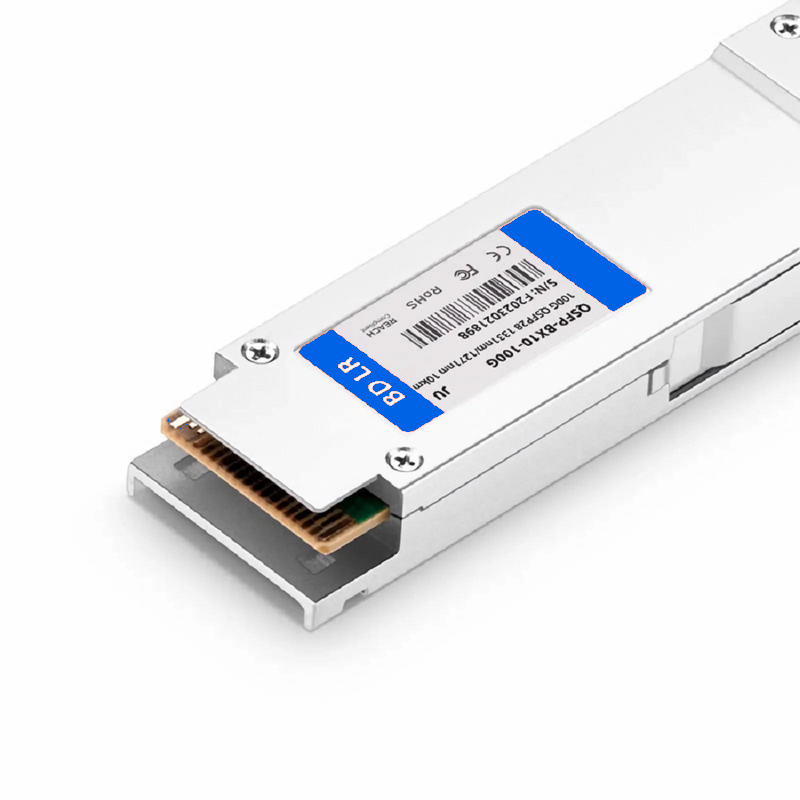 Refurb Squared Cisco QSFP-100G-ERL-S Compatible 100GBASE-ERL QSFP28 Single Lambda 4 x 25G NRZ 1310nm 25km DOM Duplex LC/UPC SMF Optical Transceiver Module