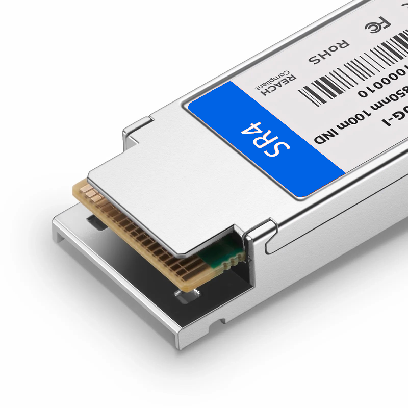 Refurb Squared Cisco QSFP-100G-SR4-I Compatible 100GBASE-SR4 QSFP28 4 x 25G NRZ 850nm 100m DOM MPO-12/UPC MMF Optical Transceiver Module (Industrial), Breakout to 4 x 25G-SR