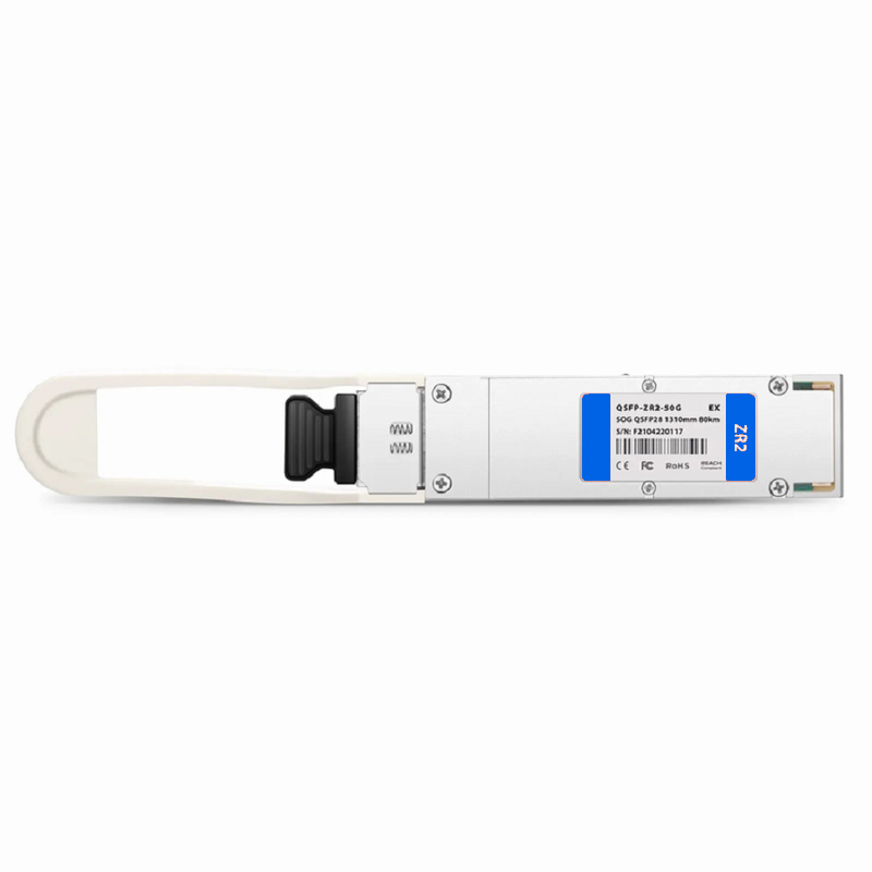 Refurb Squared Dell Compatible 50GBASE-ZR2 QSFP28 1310nm 80km DOM Duplex LC/UPC SMF Optical Transceiver Module