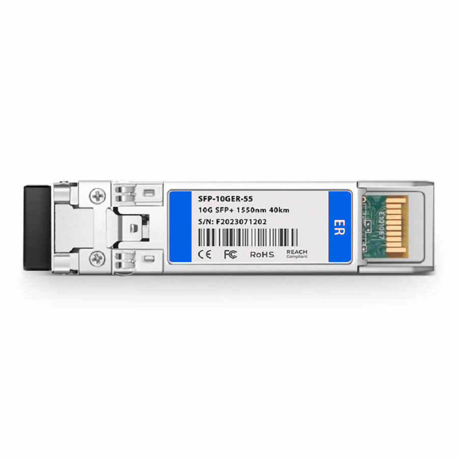 Refurb Squared Cisco SFP-10G-ER Compatible 10GBASE-ER SFP+ 1550nm 40km DOM Duplex LC/UPC SMF Optical Transceiver Module