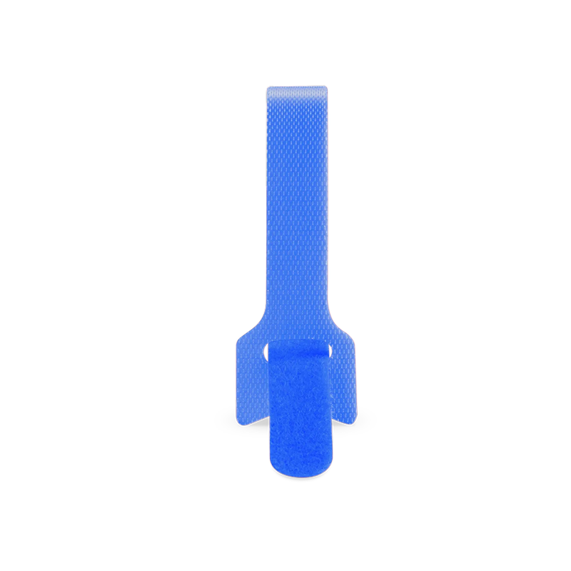 Refurb Squared 100Pcs/Pack 8in.L x 0.5in.W T-type Reusable Cable Ties, Blue