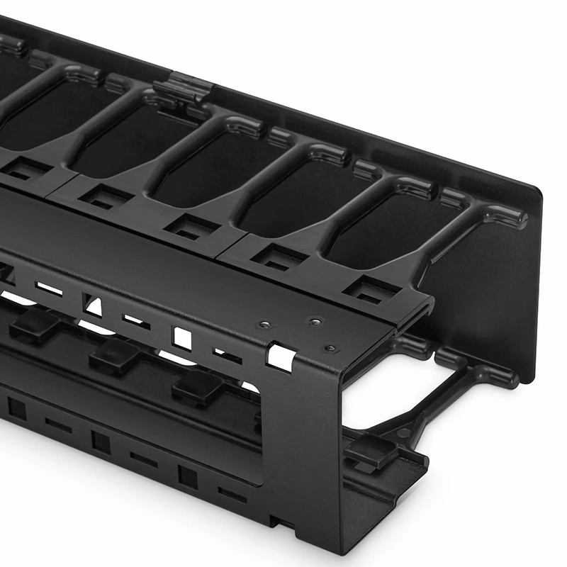 Refurb Squared Vertical Single Sided Cable Manager, 42RU, Bend Radius Finger, 3.5 in. Wide